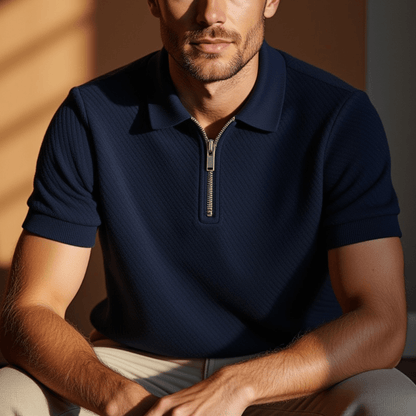 Mario Pique Knit Polo