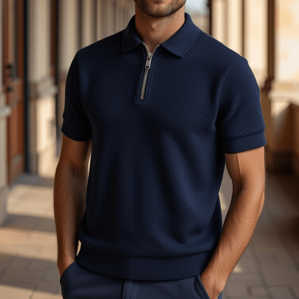 Mario Pique Knit Polo